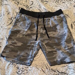 Brooklyn Cloth Gray Camo Athletic Shorts